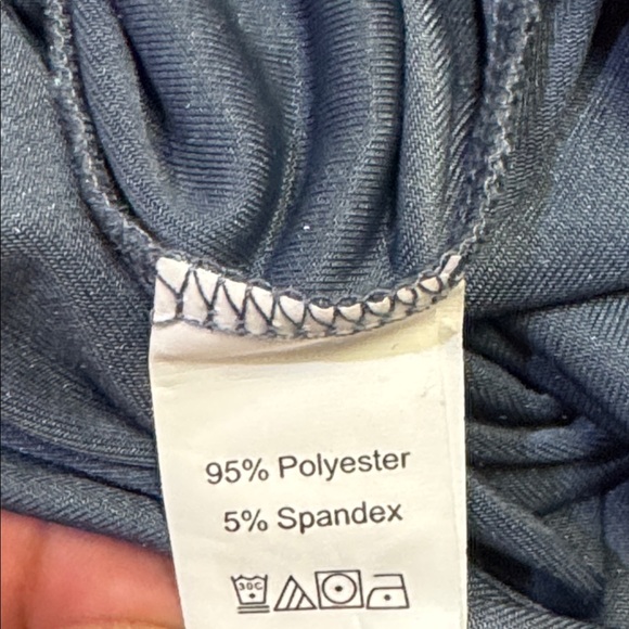 Blue Lace Velvet Off Shoulder Dress S NWT - Picture 6 of 8